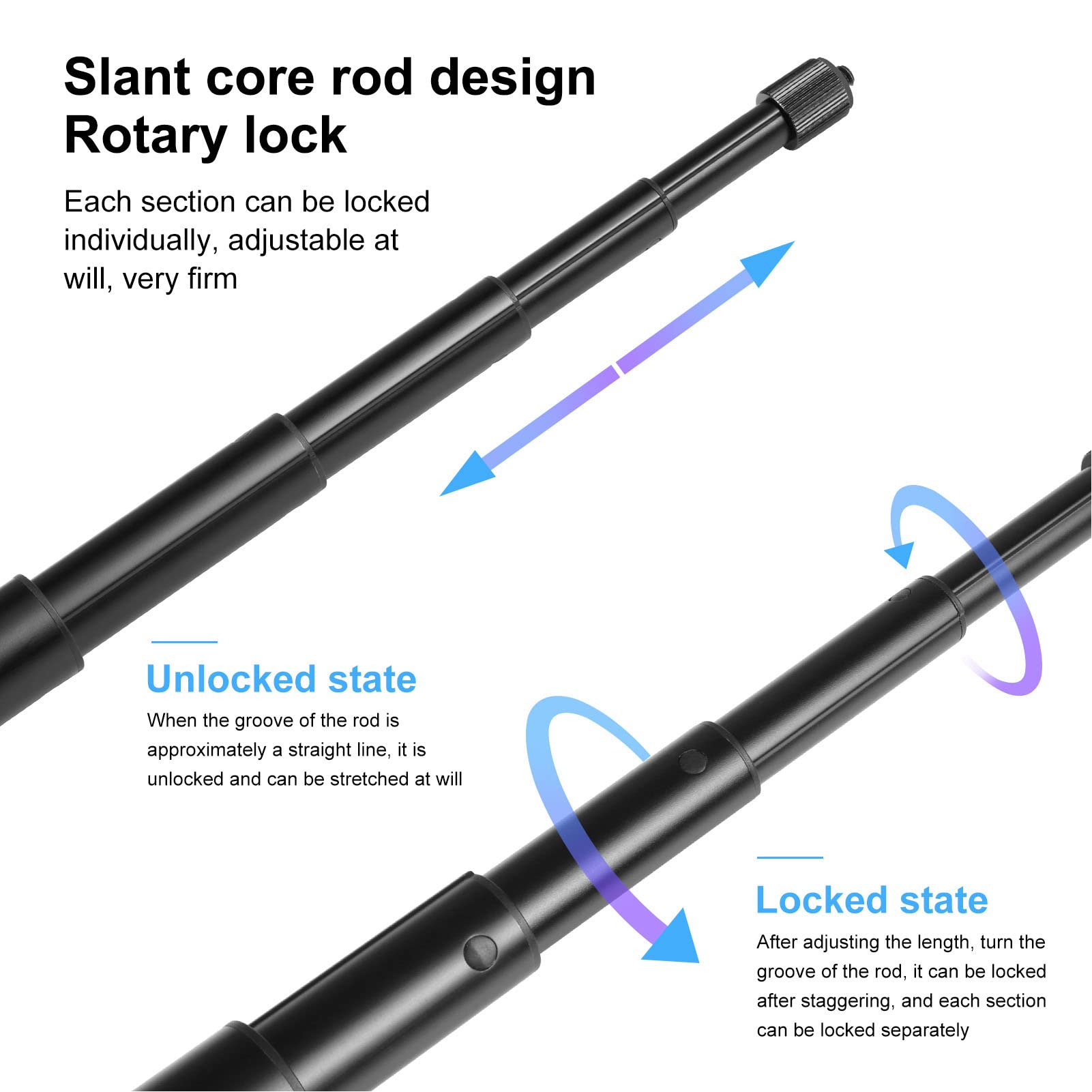 Cinturino in per Fotocamera con Selfie Stick, Cinturino in per Barra Posteriore per Fotocamera per per Fusion, per e Altre Fotocamere
