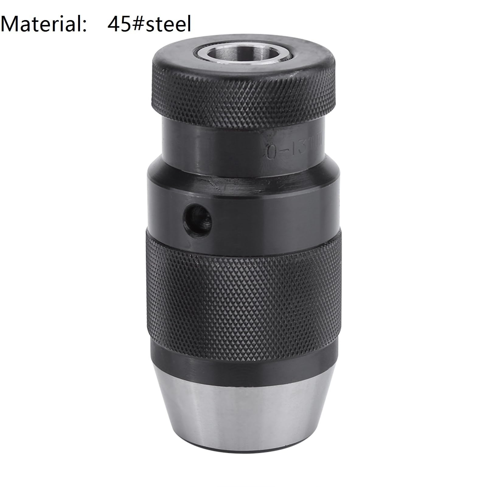 Portabrocas eléctrico Mandril de repuesto 1/2" (0-13 mm), acero 45, autoajustable, convertidor sin llave for taladro eléctrico