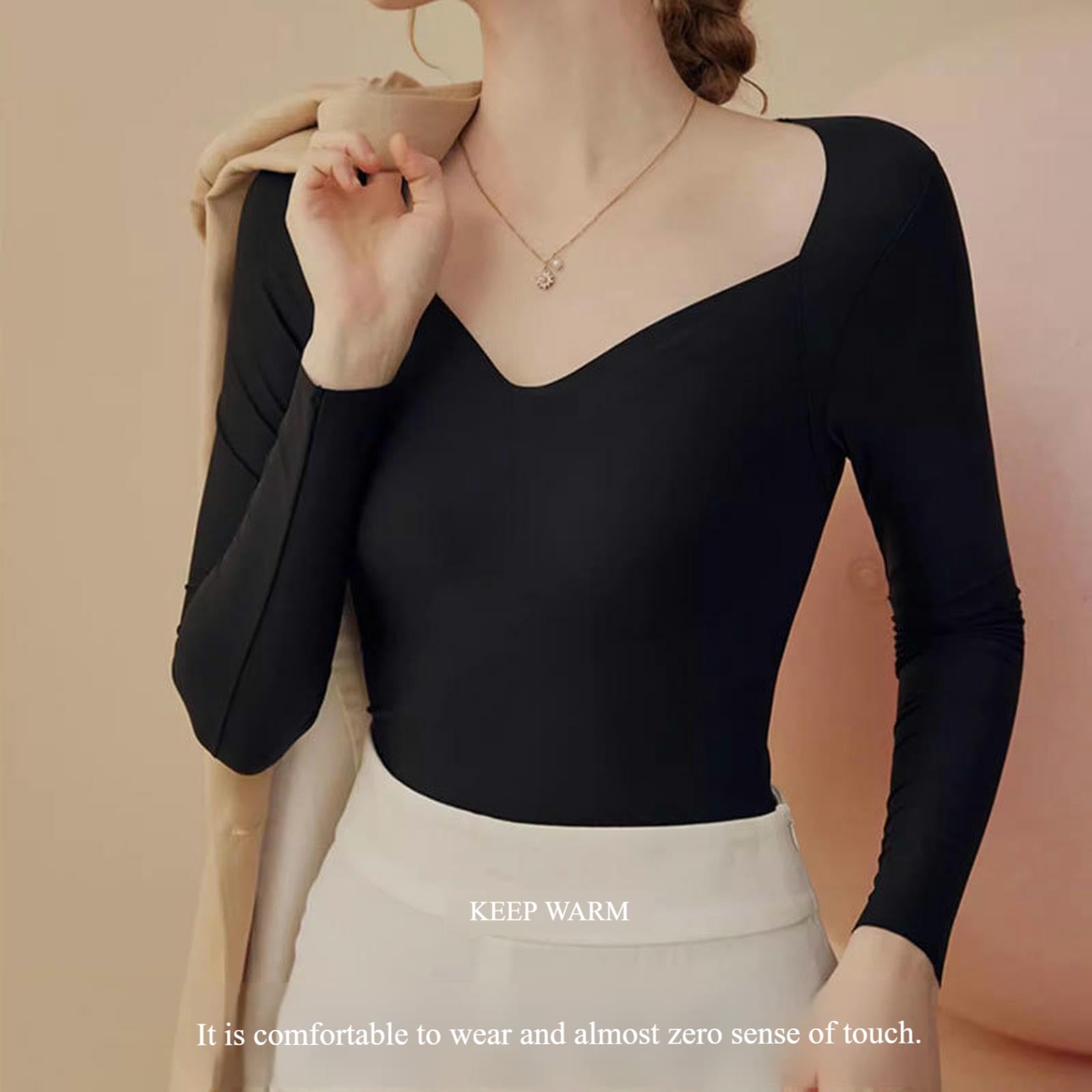 Thermo Unterwäsche Set Setzen Sie Hautbeautifizierende, Warme, Nahtlose Innere Verschleiß-herbstkleidung Und Lange Johns Für Frauen-braun-l