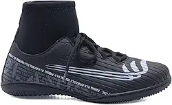 Chuteira Futsal Preta Blank Star Tênis Quadra Antiderrapante com Solado Costurado Original 34 ao 45