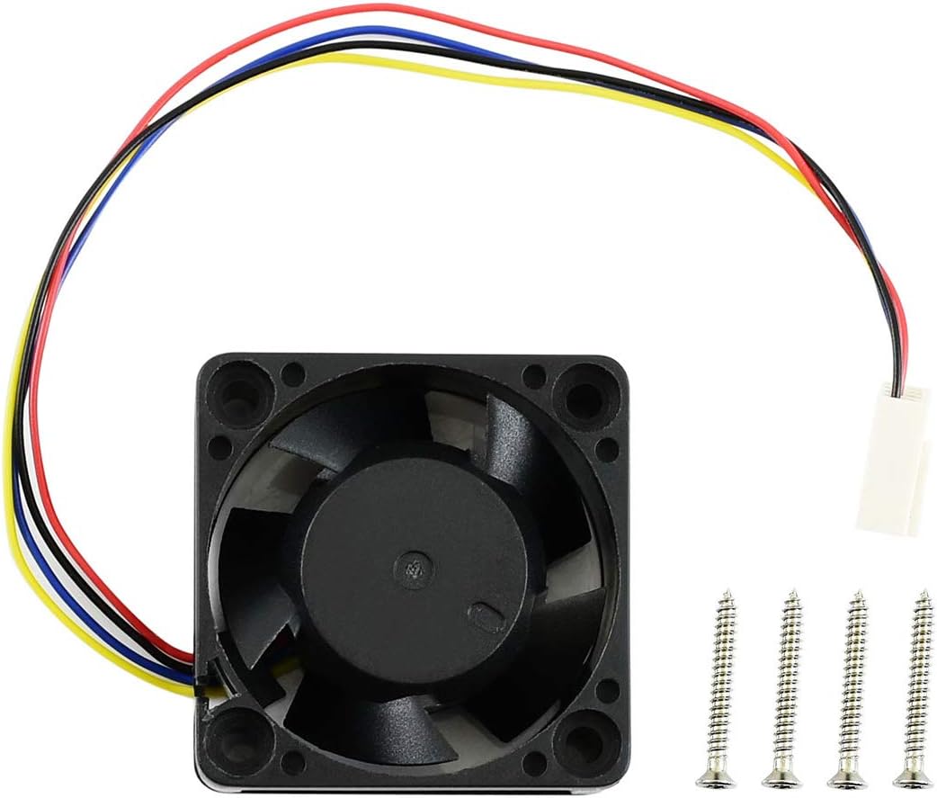Waveshare Dedicated Cooling Fan for Jetson Nano Developer Kit 5V PWM Speed Adjustment Strong Cooling Air 4PIN Reverse-Proof Connector - Image 3