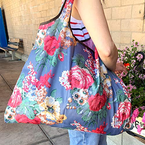Image of allydrew Large Foldable Tote Nylon Reusable Grocery Bag