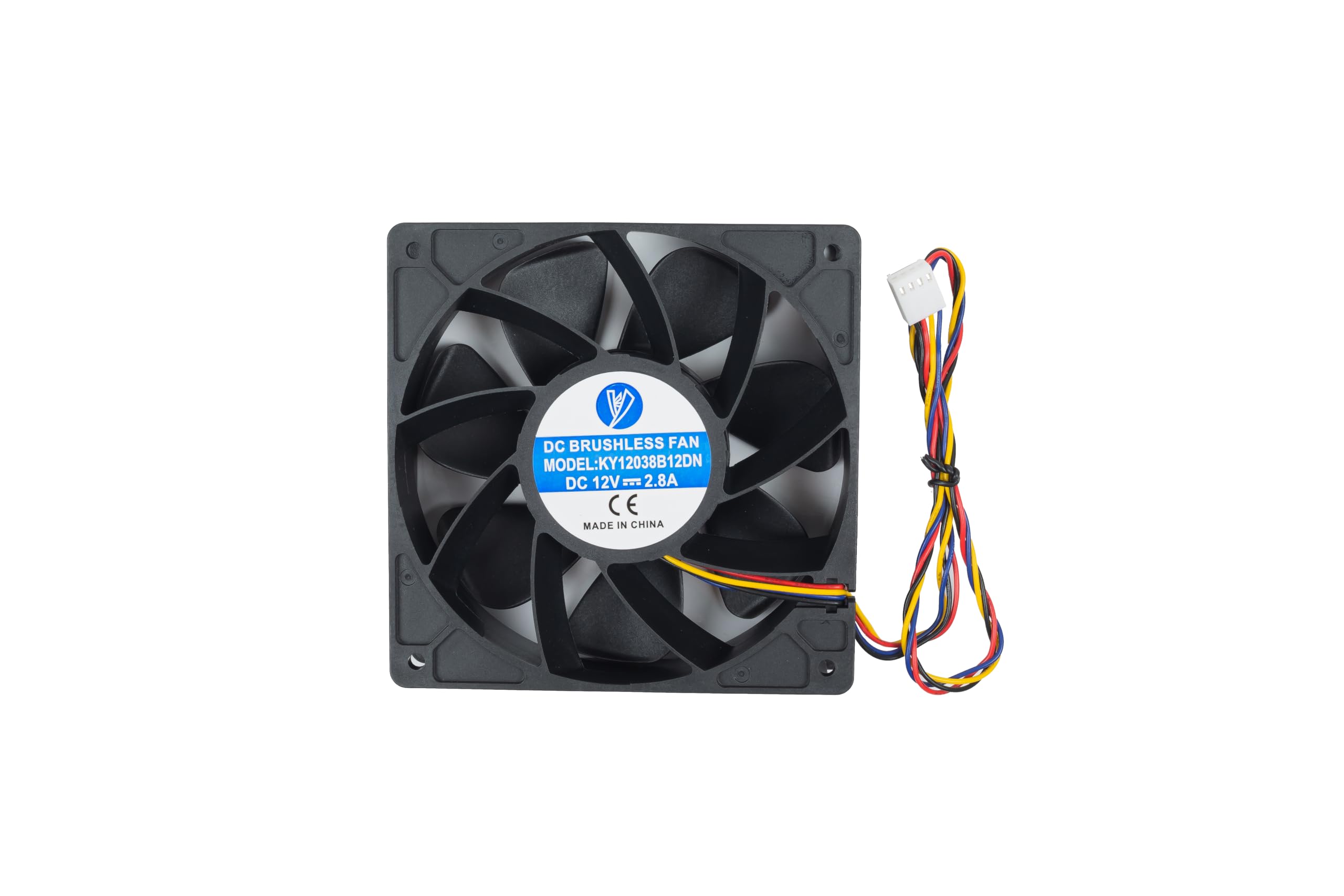 High Speed FAN for Bitmain Antminer ASIC Computer Server 6000 RPM 120mm x 120mm 2.8A 12V DC Heavy Duty Cooling Miner Fan – High-Efficiency Heat Dissipation for Optimal Performance