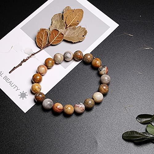 Pulsera de ágata de gema natural el regalo unisex ideal de 16cm 5