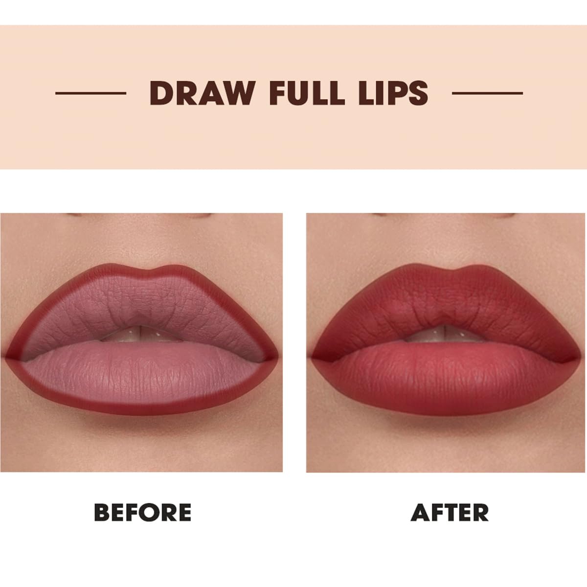 8 PCS Lip Liner Pencil Set, Matte Nude Lip Contour Lipliner, Waterproof Long Lasting Lipstick Lip Liner Set - Image 3