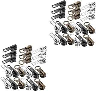 114 Peças De Reposição De Zíper Controle Deslizante Peças De Zíper Bagagem Zíper Puxa Abas De Bagagem Substituição De Roupas Zíper Puxa Kit De Reparo De Zíper Etiqueta De Mala