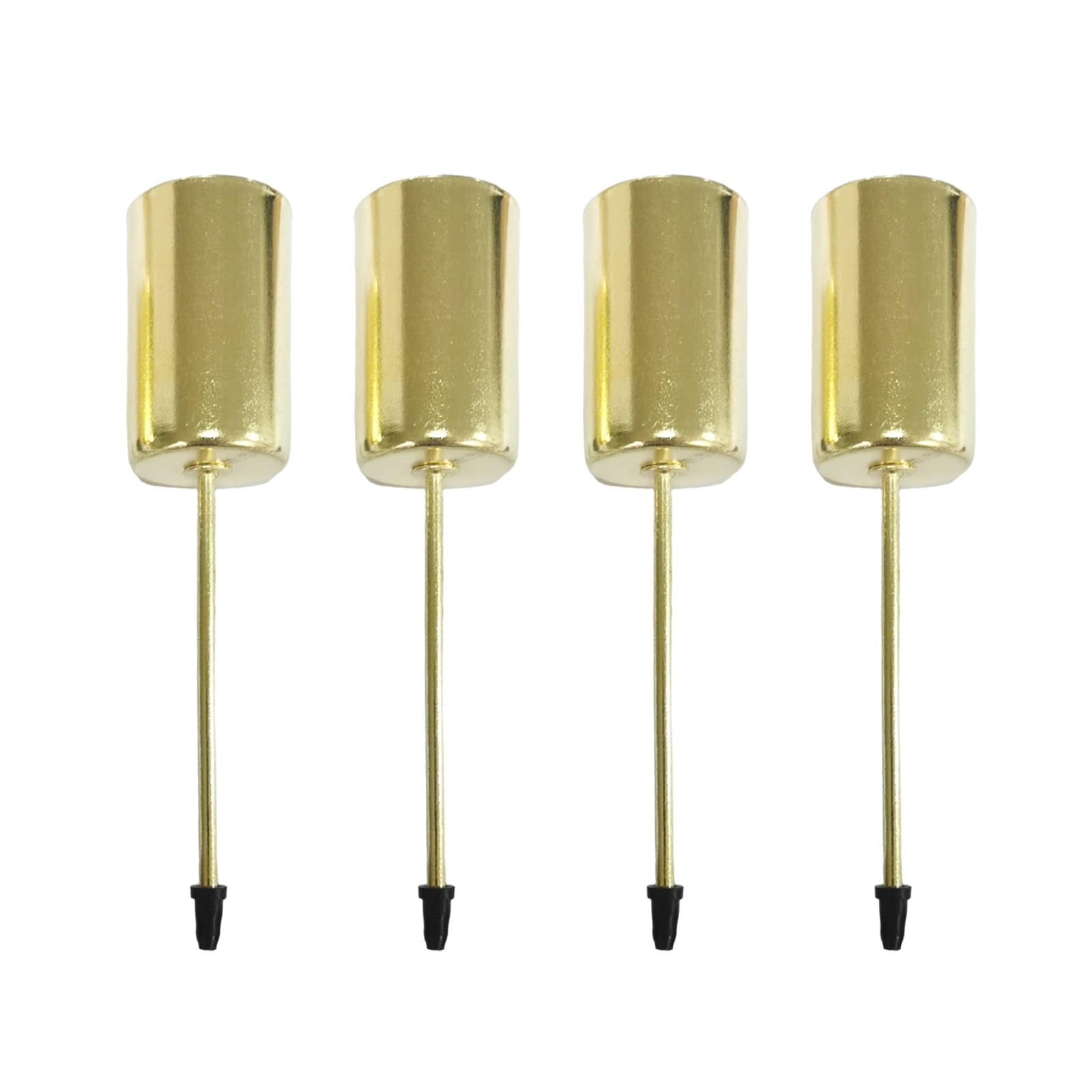 Kalttoy Gold Advent Wreath Holders Stakes With Spikes Pack Of 4 For Home And Holiday Decoration Pillar Candlestick Stand Base Decorative Stand