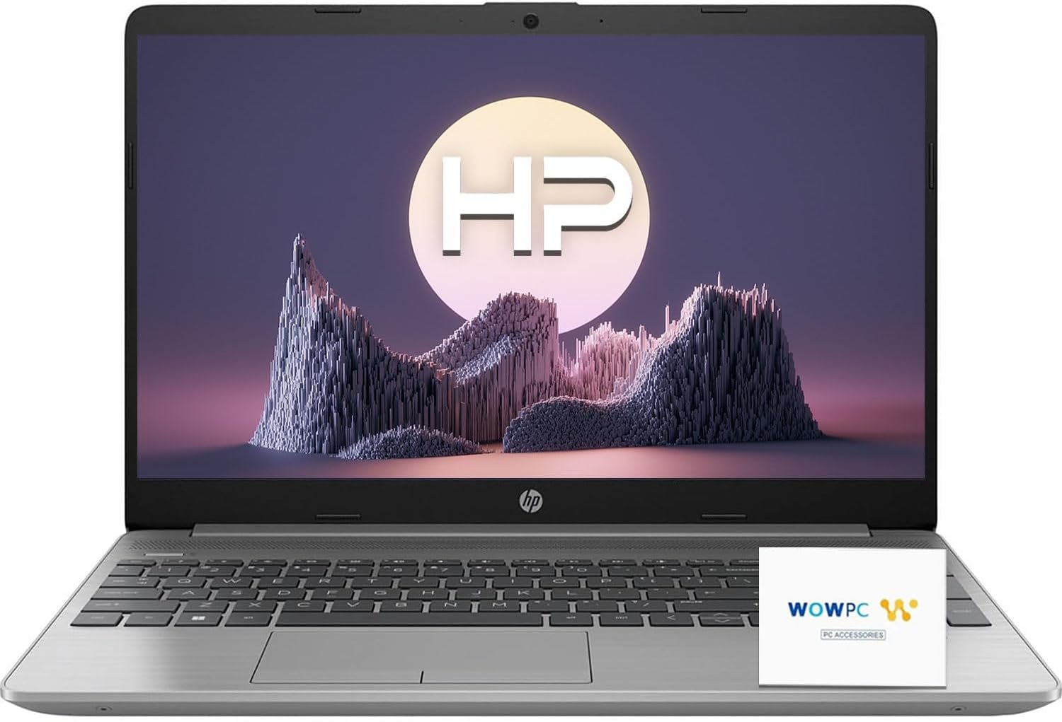 HP 15.6" FHD Business Laptop, 16GB DDR4 RAM, 640GB Storage (128GB SSD + 512GB External), Intel N4500 Processor, Ethernet & SD Card, 9H Battery, Wi-Fi 6, Windows 11 Pro, WOWPC 3-in-1 Bundle