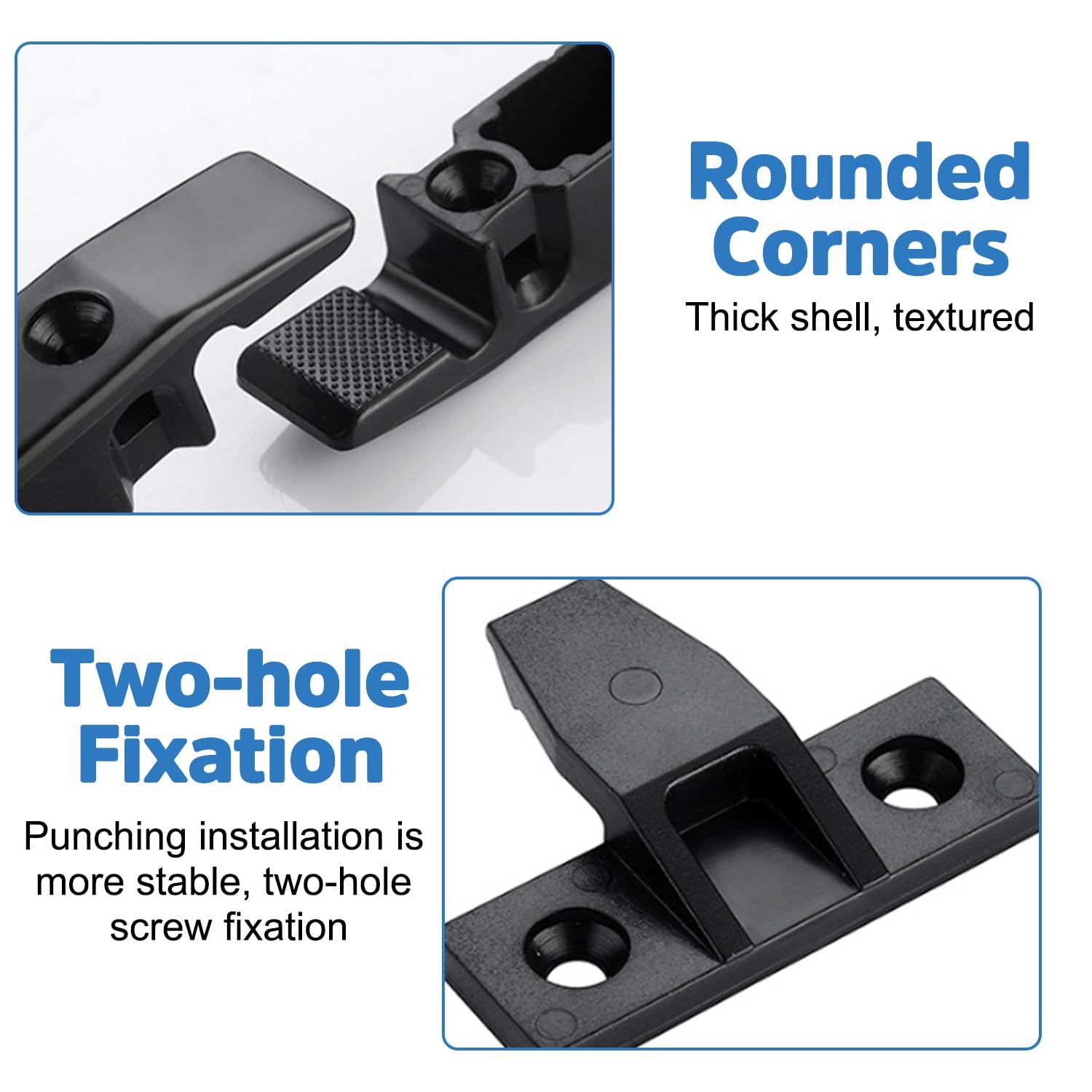 Bath Panel Clips 10 works, Plinth Clips Kickboard Clips Drop On/Hook On Push in Plinth Fasteners Fittings - Image 3