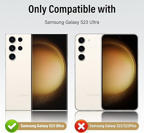 Miniatura 3 de BAZO Protector de lente de cámara para Samsung Galaxy S23 Ultra, accesorios de vidrio templado, protector de lente de cámara para Samsung Galaxy S23