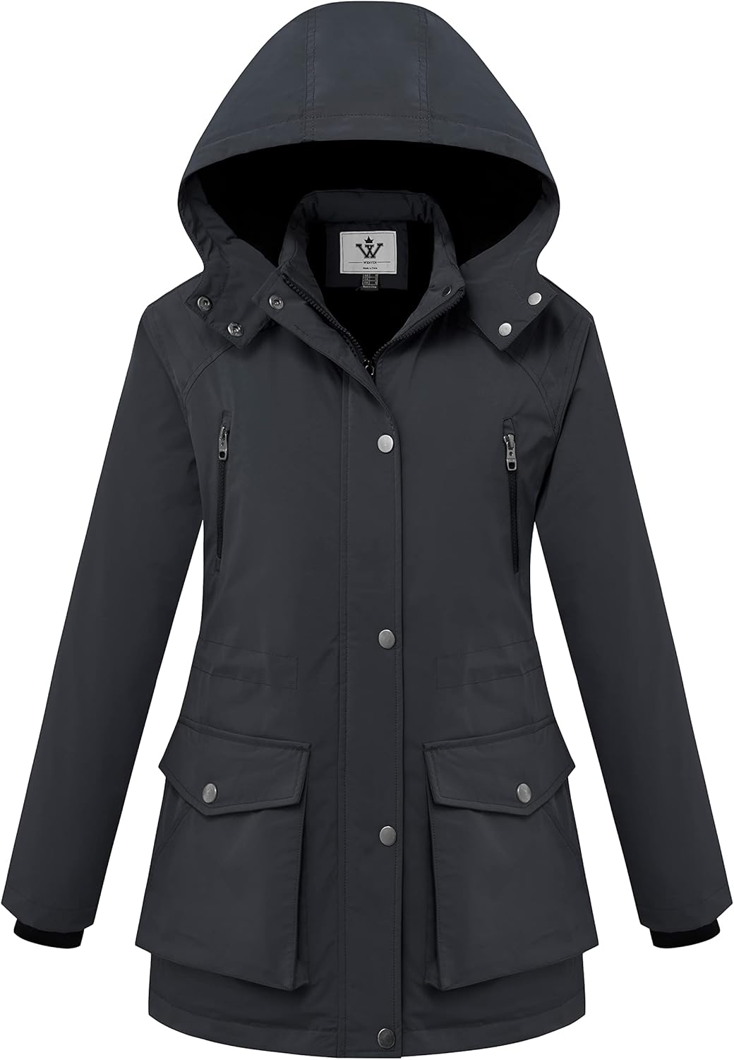 WenVen Women’s Waterproof Winter Coats Warm Thicken Puffer Jackets with Detachable Hood WenVen Women’s Waterproof Winter Coats Warm Thicken Puffer Jackets with Detachable Hood