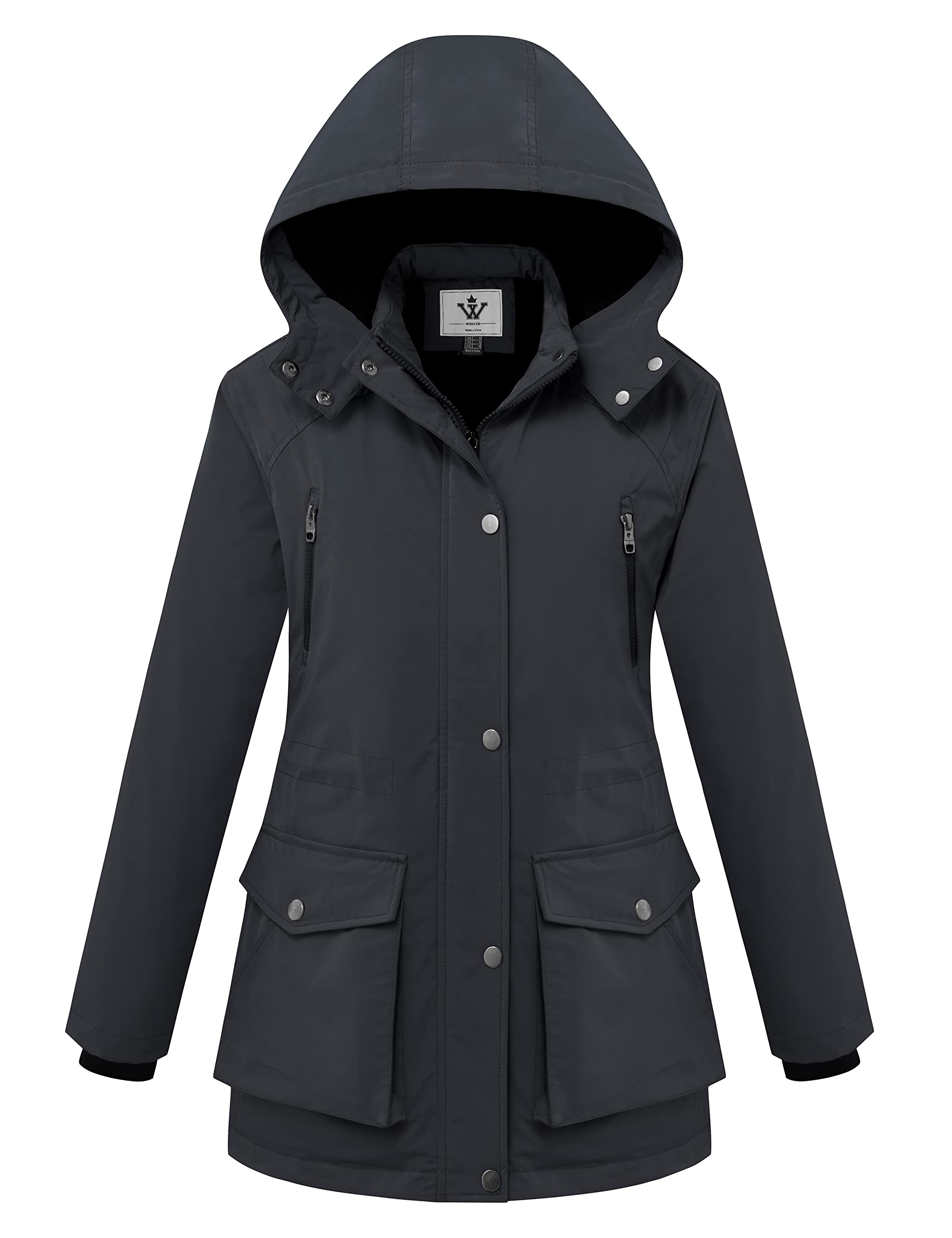 WenVen Women's Waterproof Winter Coats Warm Thicken Puffer Jacket with Hood | Thick Warm…