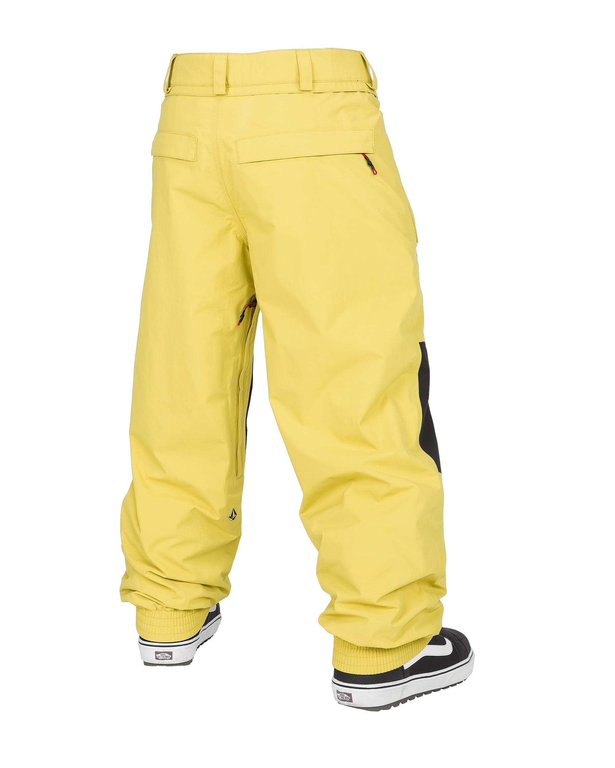 Volcom Men's Longo Gore-Tex Baggy Fit Snowboard Pant Dark Yellow