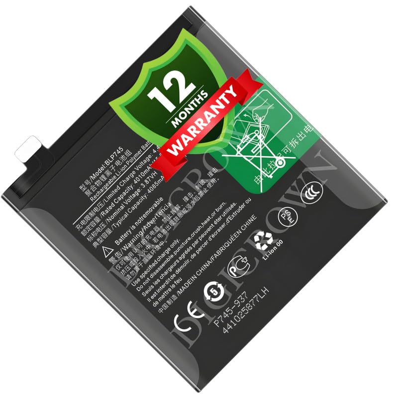 Image of Original BLP745 Battery Compatible for OnePlus 7T Pro (HD1910, HD1911, HD1913) - (4085mAh) - 1 Year Warranty
