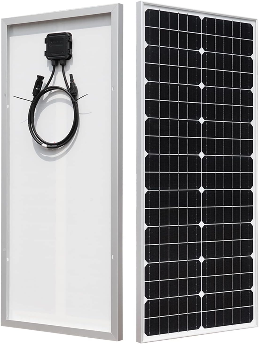 XINPUGUANG ソーラーパネル 50W 12V 高効率 単結晶 ソーラーシステム対応 キャラバン、船舶、屋根、ベランダーに設置 災害対策 (ソーラーパネル 50W)