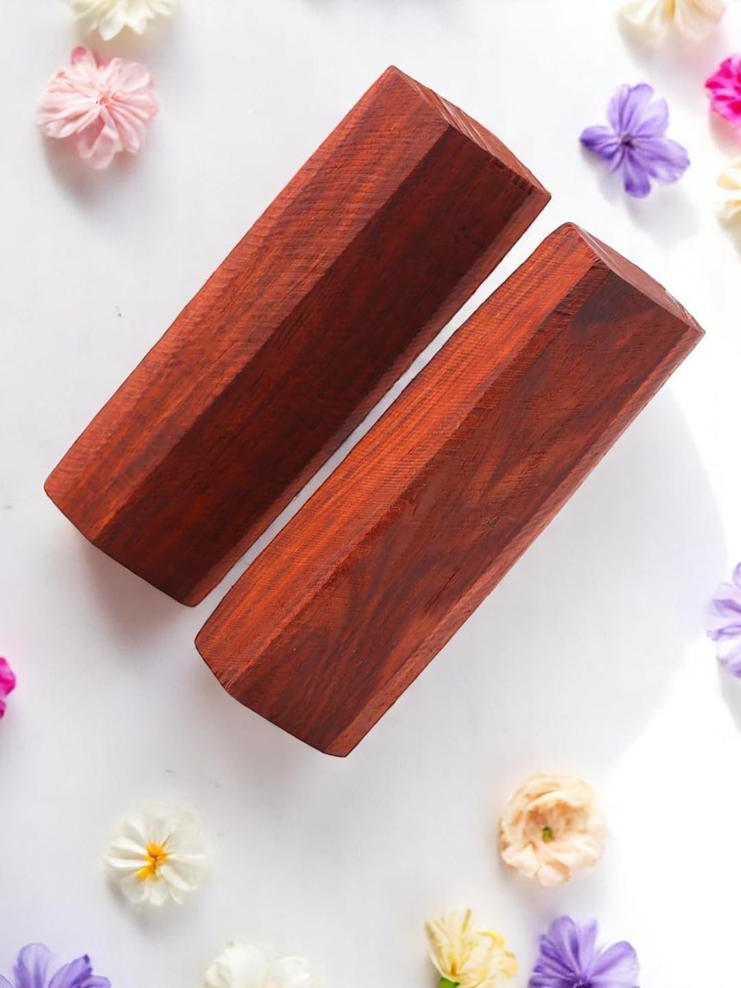 sheeravi enterprises S.R Handicrafts Red Sandalwood Stick for Skin, Face & Puja, Orignal Lal Chandan Rakht Chandan All-Purpose Pooja Stick Pasa (110-120 Grams)-picture-27