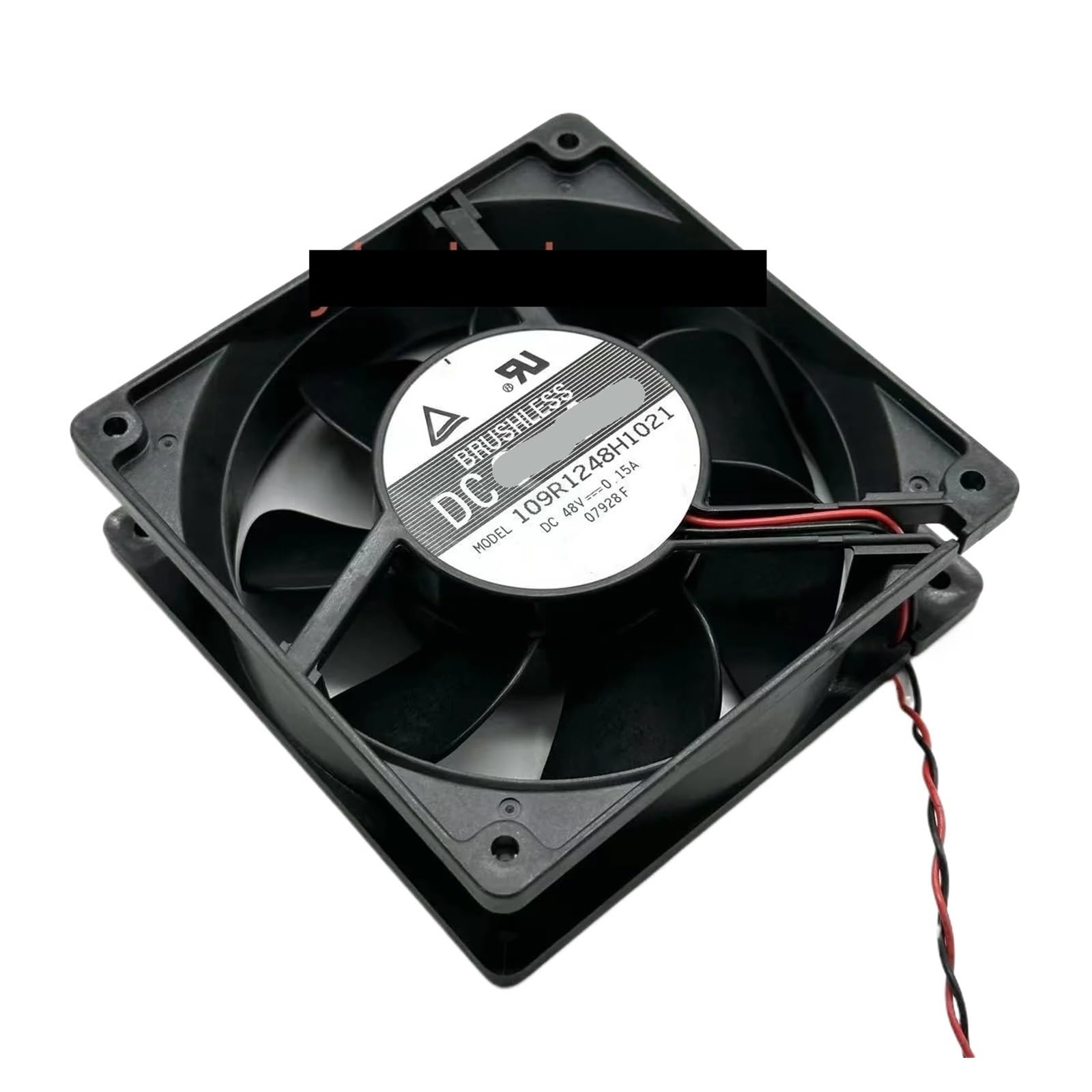 UITGVDQAT 109R1248H1021 Server Cooling Fan DC 48V 0.15A 120x120x38mm 2-Wire