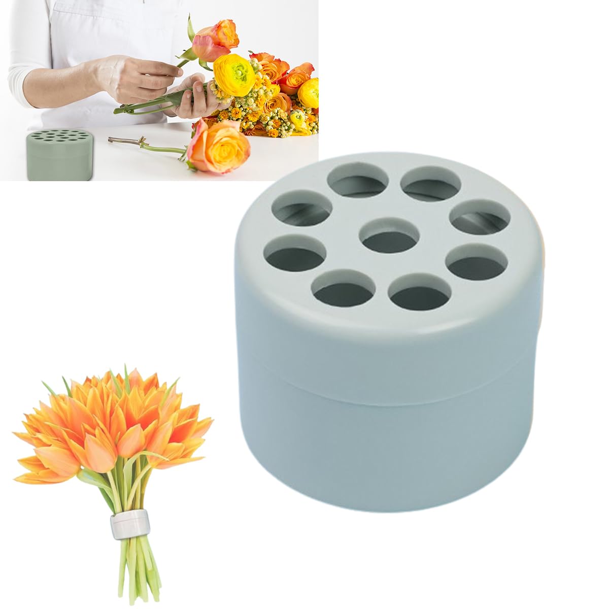 Amazon.com: VPVLVZN Spiral Ikebana Stem Holder, DIY Spiral Stem