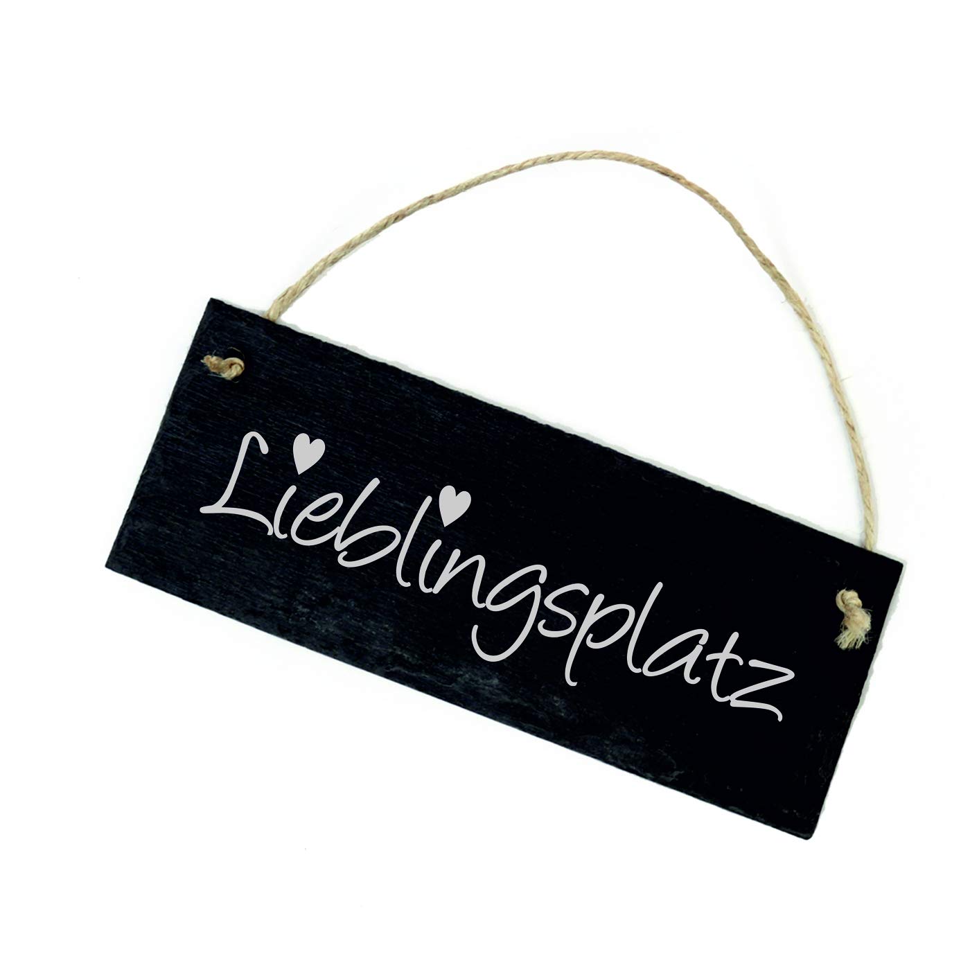 Schiefertafel „Lieblingsinsel Norderney“ – Graviert, 22x8 Cm, Mit Juteband, Wetterfest