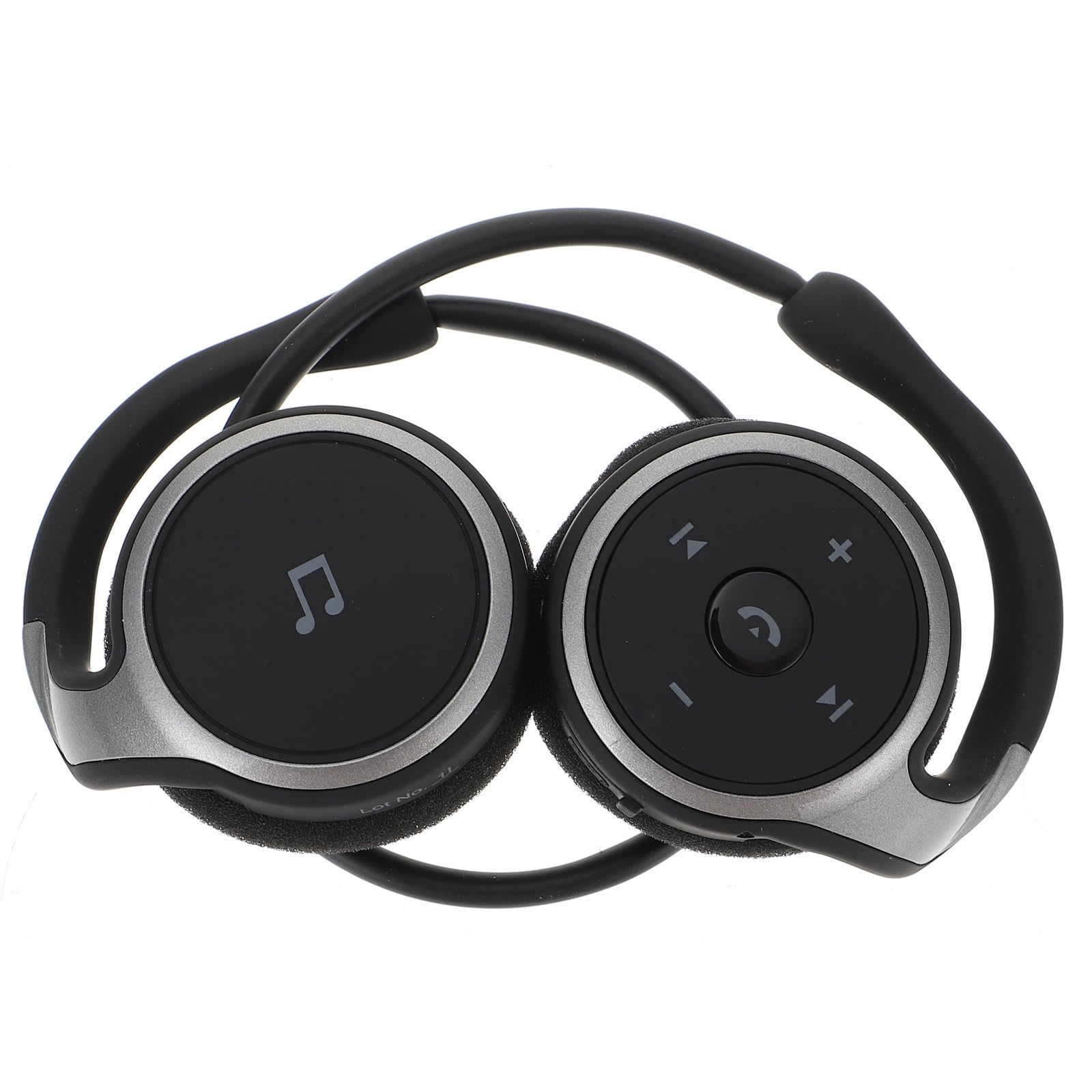Beavorty Auricolare Wireless con Gancio, Versione 4.1, Abs, Nero | Design Ergonomico, Comodo da Indossare, Adatto alla Corsa, Facile da Portare in Tasca o Zaino