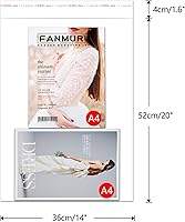 Vista 2 de Bolsas de celofán transparentes autoadhesivas para ropa, 14 x 20 pulgadas, grandes bolsas de polietileno OPP sellables, 100 unidades para ropa