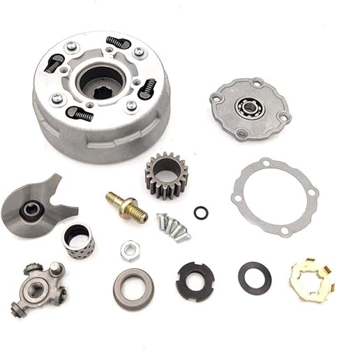 Miniatura 6 de Conjunto de embrague de 17 dientes para semi automático, 50 cc, 70 cc, 90 cc, 110 cc, 125 cc, motor de moto de cross