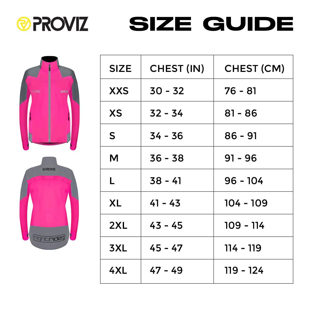 Proviz Nightrider Veste de Cyclisme imperméable pour Femme