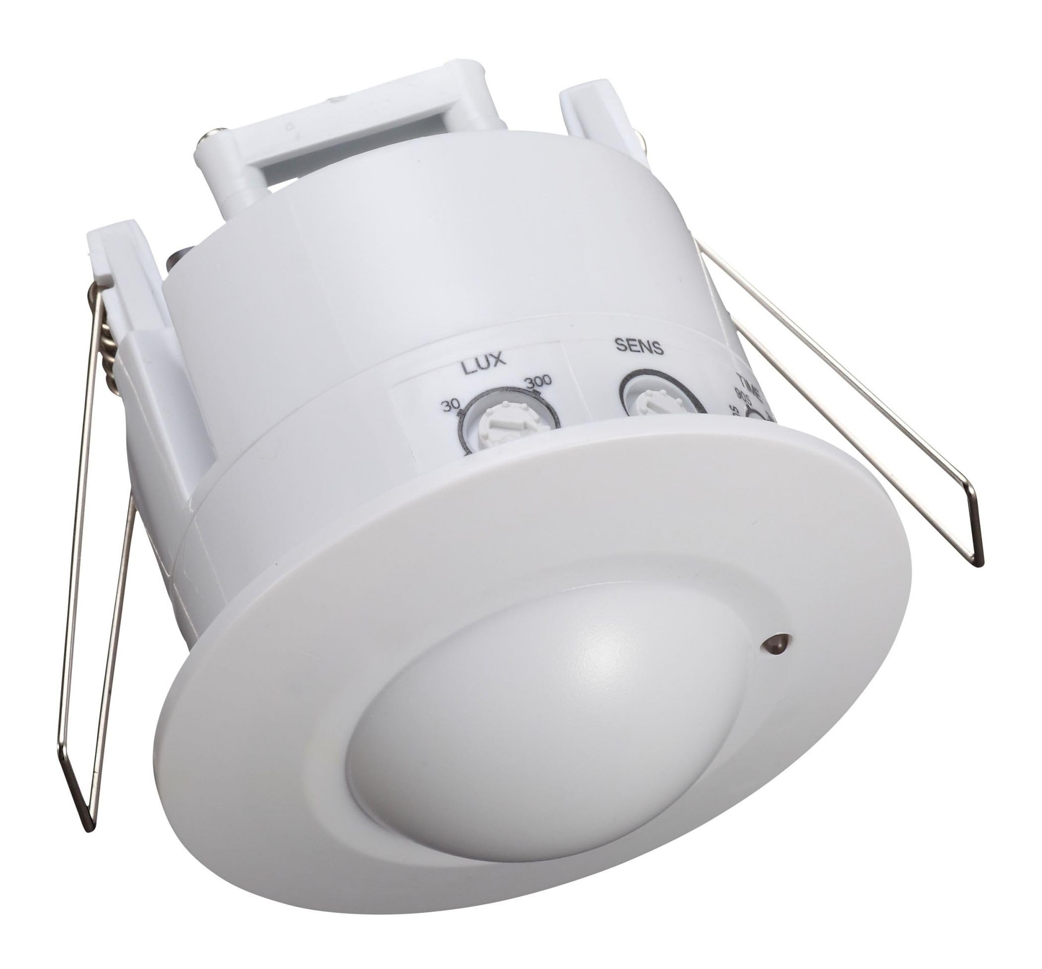 Zinc White Zn-29187-Wht Thea Recessed Microwave Motion Sensor, 15M Max