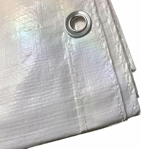 Miniatura 6 de Tienda de campaña económica sólida para tiendas de campaña de fiesta y toldo, 8 pies x 30 pies, 1 pared lateral, color blanco, material de