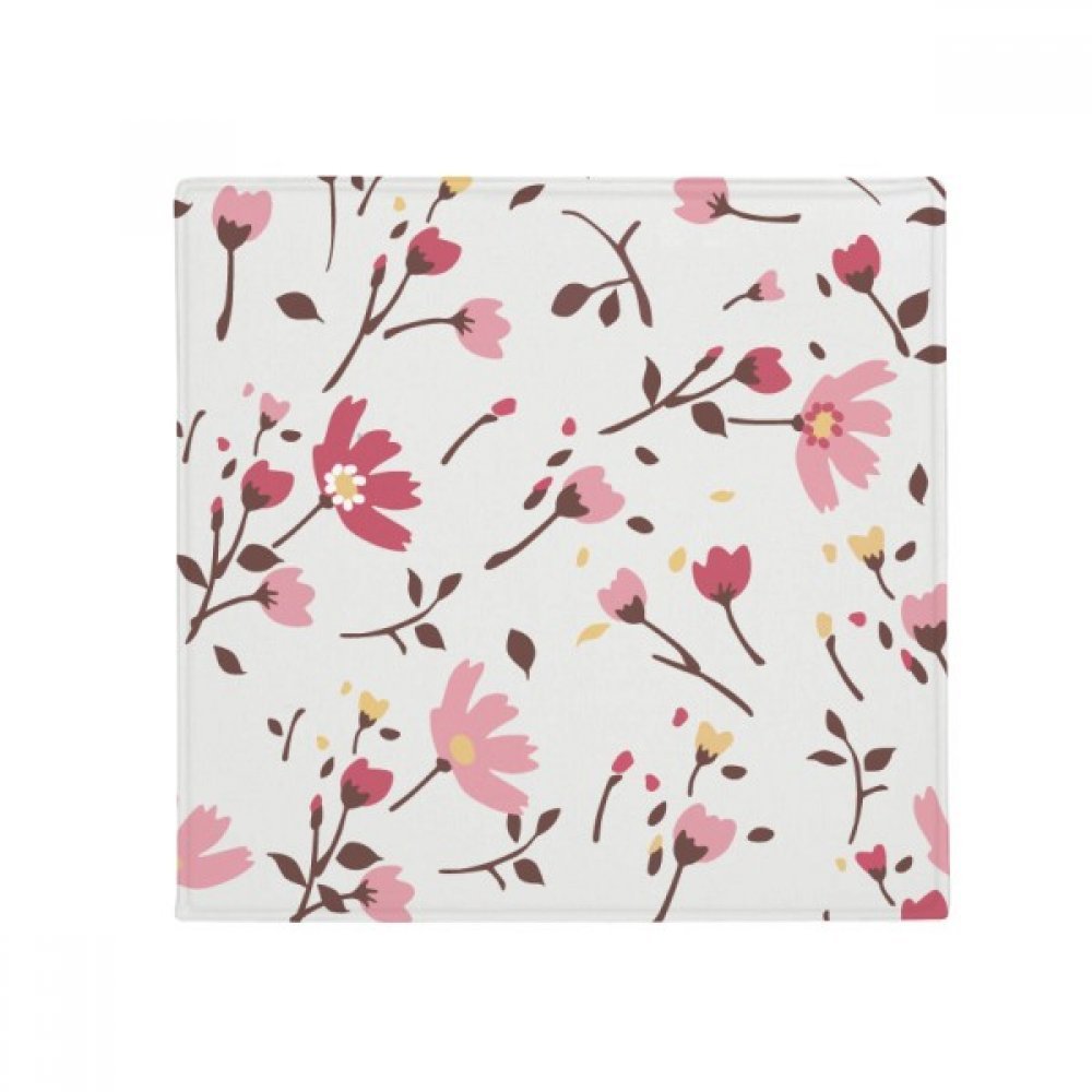 Tapis de sol anti-dérapant calliopsis rose multi-usage pour salle de bain