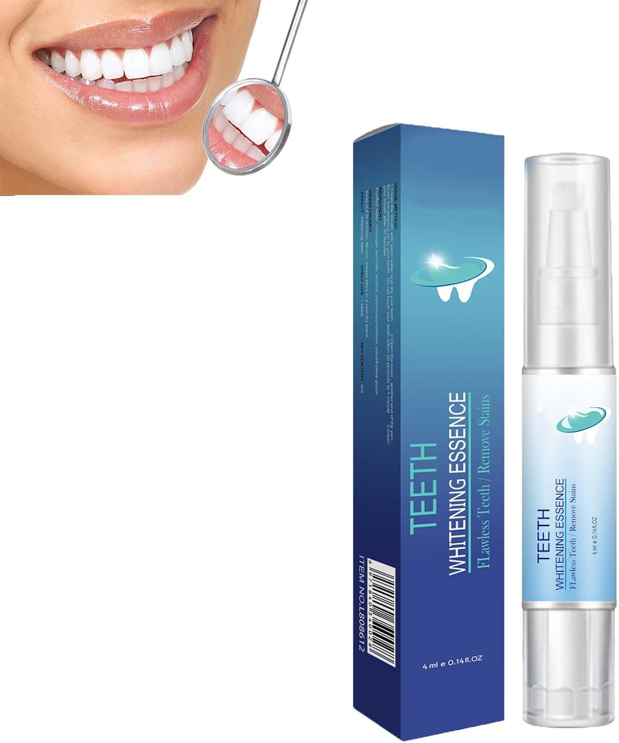 Teeth Whitening Essence, Teeth Whitening Essence Pen, Teeth Whitening Gel, Gum Therapy Gel, Gum Repair Treatment Gel, Intensive Stain Removal Teeth Reduce Yellowing (1PCS)