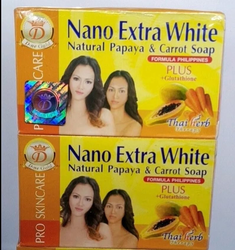 nano extra white plus glutathione Nano Extra white Natural papaya& Carrot soap : Amazon.co.uk: Beauty