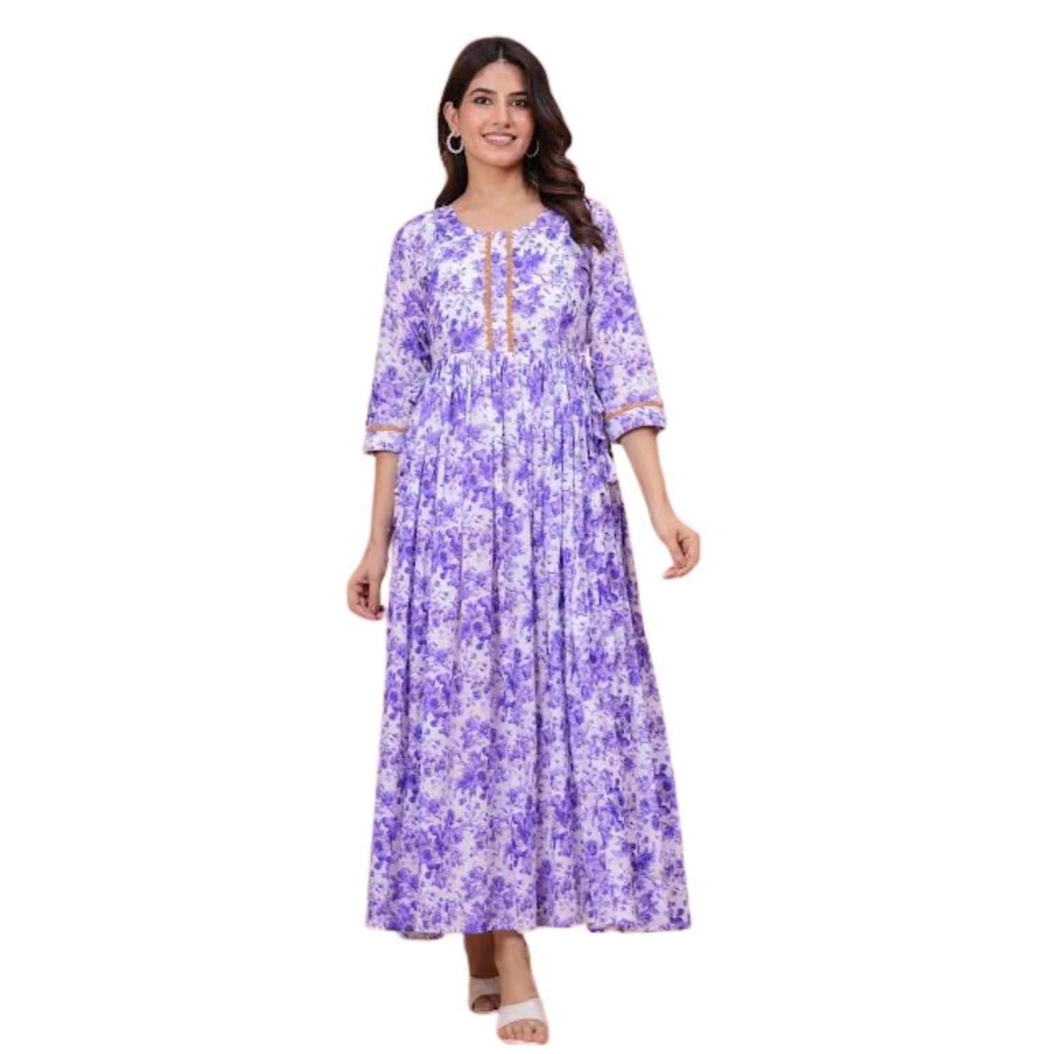 Women's Cotton Maternity Feeding Kurti with Zipper Comfortable & Elegant Pre and Post Pregnancy Kurti Dress/Kurta Dress-image-45