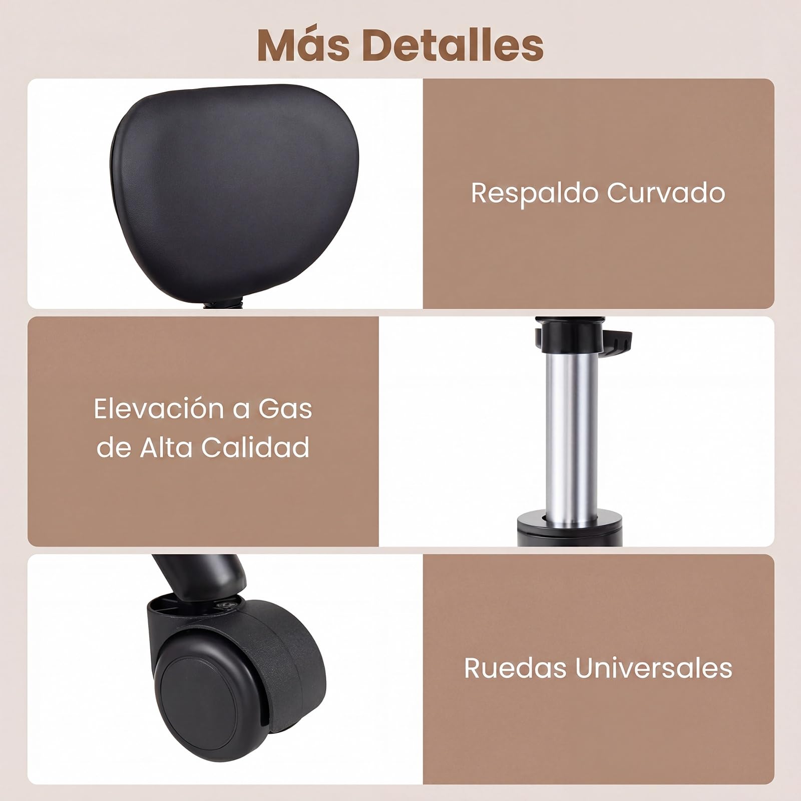 COSTWAY Silla Ergonómica de Rodillas, Respaldo, Reposapiés Giratorio a 360° | Silla Oficina de Piernas Cruzadas con Ruedas, Altura Ajustable y Asiento Tapizado, Taburete para Meditación, Yoga, Trabajo