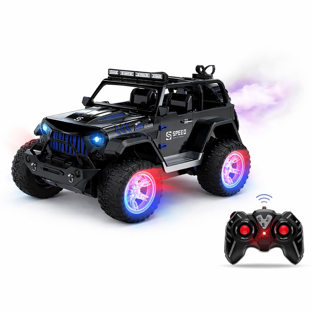 Amazon.co.jp: 2026新登場子供向けラジコンカー 1/16スケール ジープ型