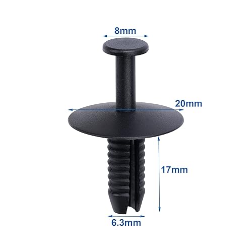 Miniatura 2 de OAUTOO 30PCS 0.248 in Agujero De Parachoques Recorte De Empuje Clip De Retenedor Para 51-11-8-174-185 51118174185 BMW 1995 - En
