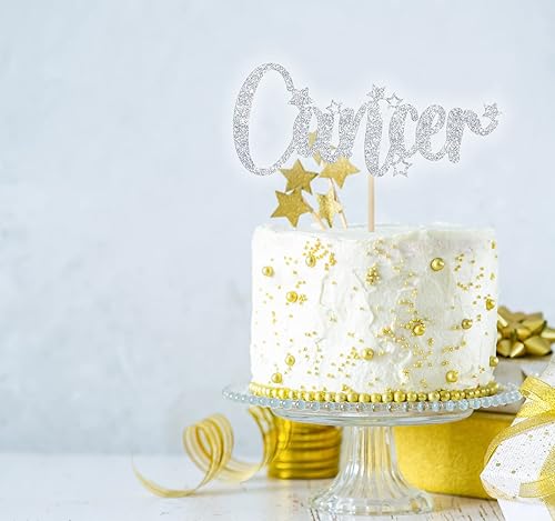 Miniatura 2 de Decoración para pastel de cumpleaños de cáncer, decoración de cumpleaños de temporada de cáncer, decoración de fiesta del zodiaco, decoraciones de