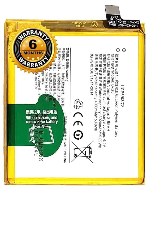 Image of Original B-G0 Battery for Vivo X27 (V1829T /A, V1829A, V1838A) Battery with 6 Month Warranty**(SEPHY64)