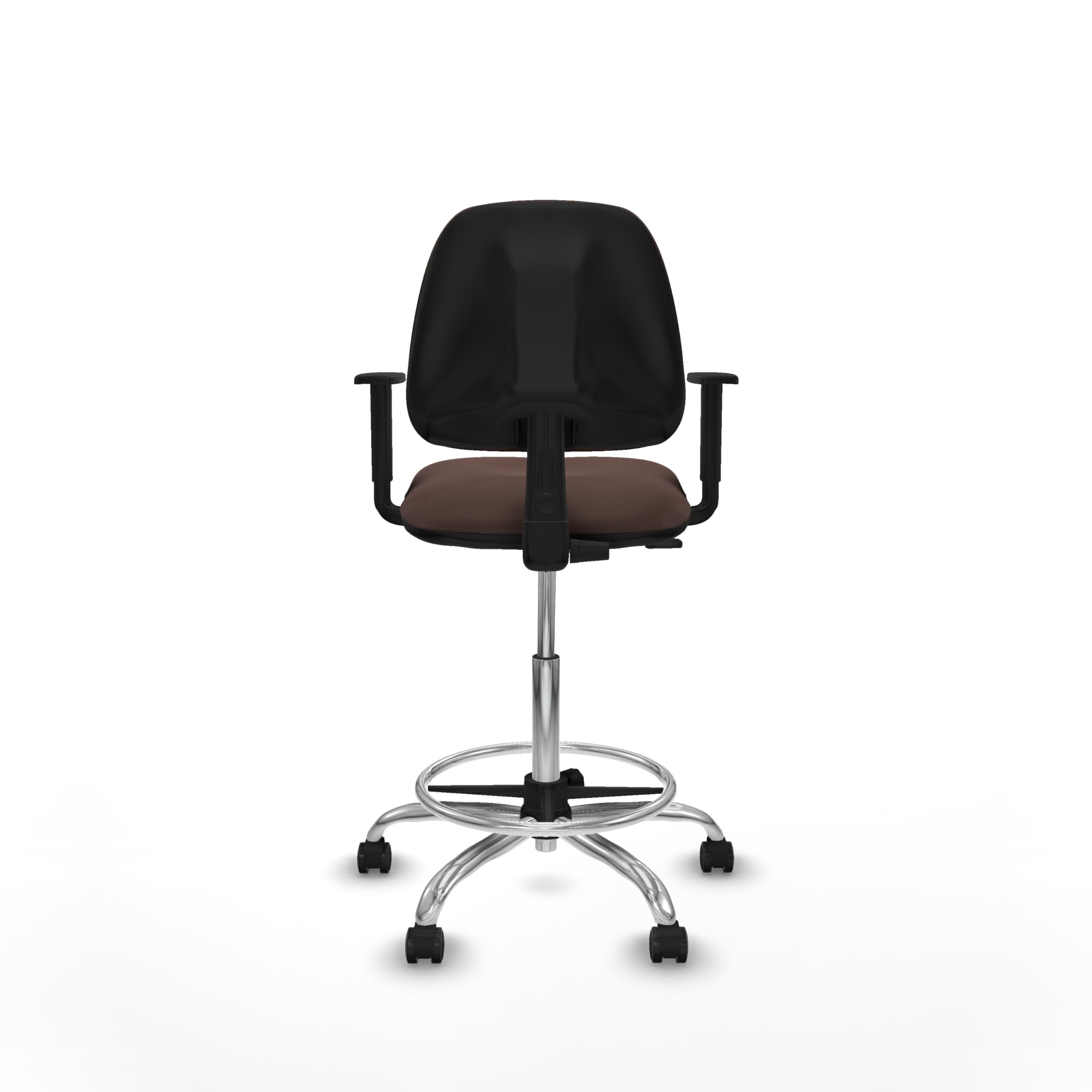 Piqueras y Crespo Taburete Isso: Ideal para Banco de Trabajo, Silla para Mostrador Alto y Taburete de Trabajo Taller con Respaldo Regulable en Altura - Marca
