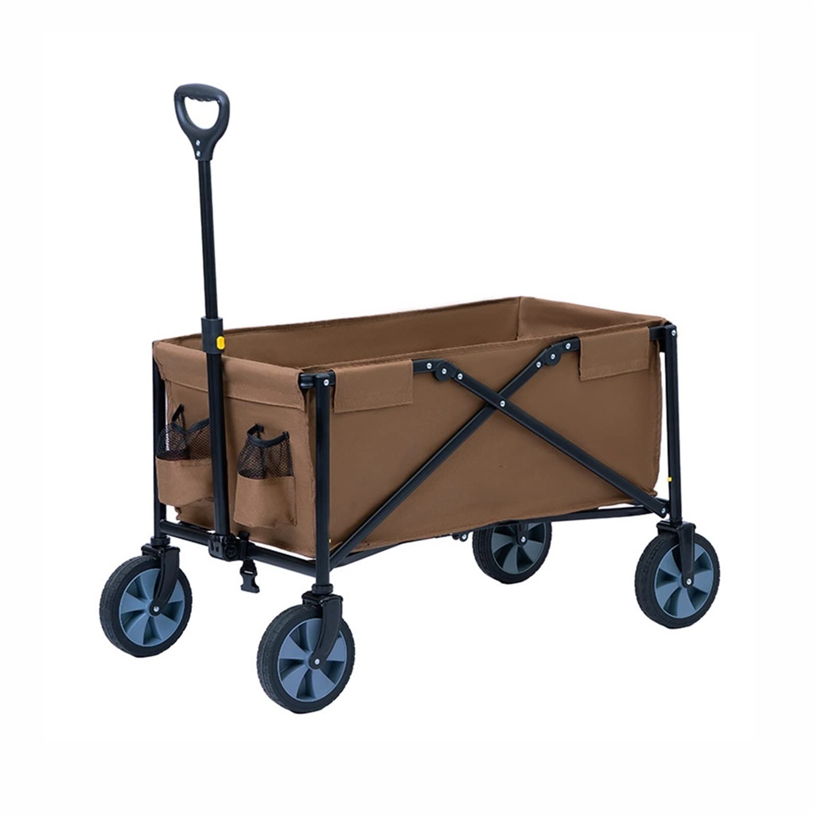 BOPIES Wagon de Camping de Jardin, Chariots à roulettes Robustes pliants for l'extérieur, Transport d'épicerie Durable, Chariot Pliable, poignée télescopique réglable (Taille : S-15)