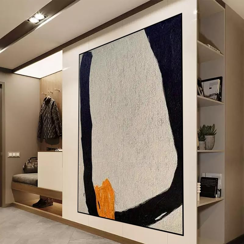 Pintura mural minimalista nórdica y obra de arte sin marco de 50x70cm para salón u oficina 4