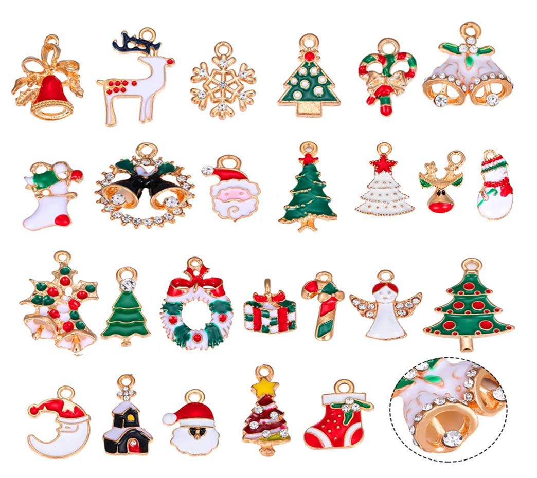 Amazon | ZOYUBS クリスマス チャーム クリスマス飾り クリスマス 装飾