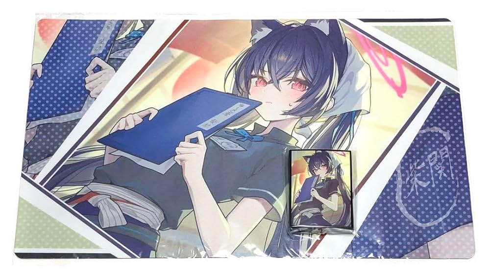α4 ブルアカ マカロン&黒ストッキング 杏山カズサ スリーブ&プレイマット Amazon | α4 ブルアカ マカロン&黒ストッキング 杏山カズサ