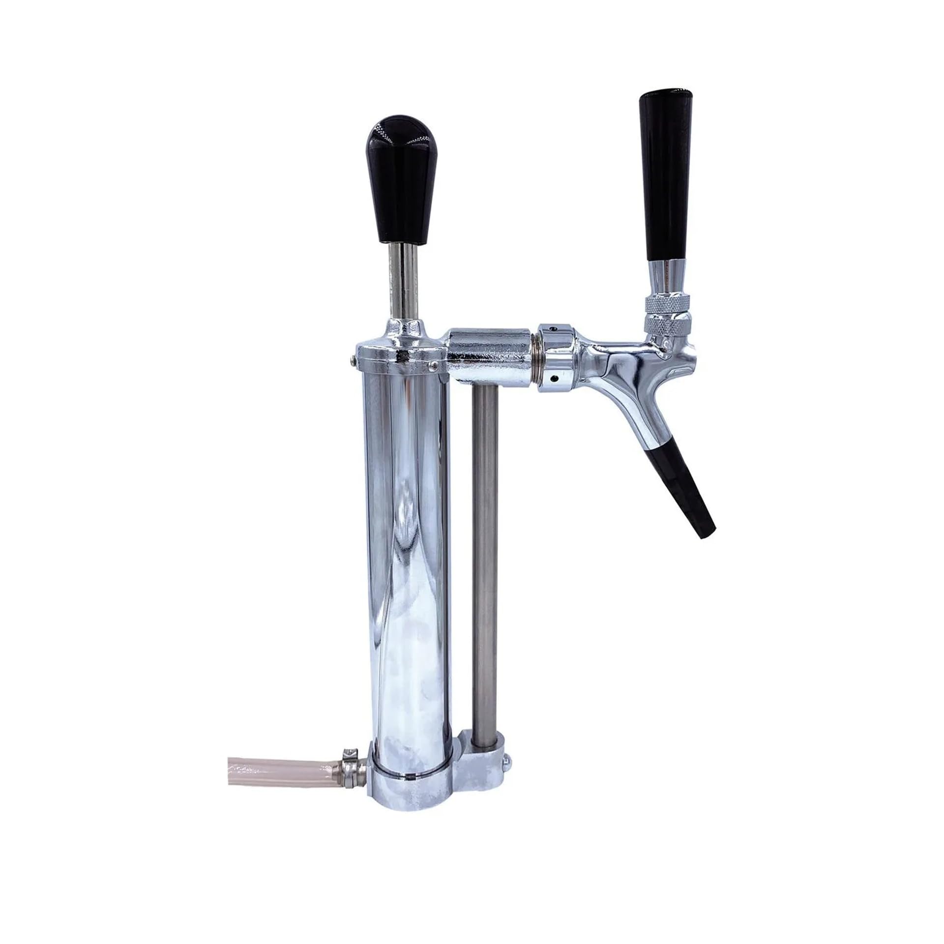 Kit completo bomba de cerveza picnic con grifo pistón 3/4, salida CO2, cabezal cesta - dispensador portátil para barriles type S