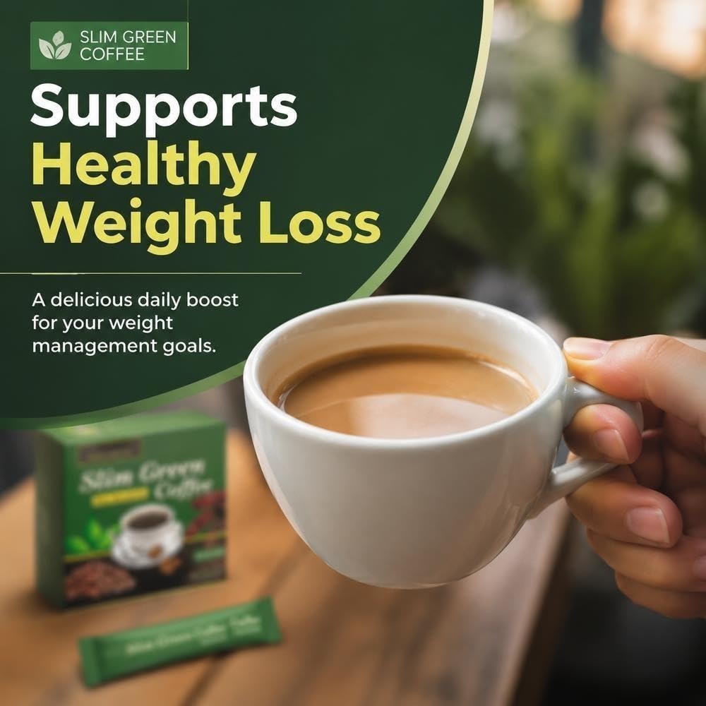 Miscela funzionale probiotica for la salute dell'intestino al caffè verde | Caffè istantaneo benessere a basso jitter vegano senza glutine(2pcs)