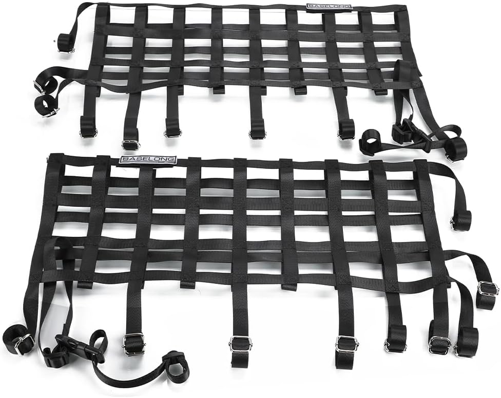 2Pcs Safety Window Net UTV Accessories Safety Equipment Compatible with Can Am Maverick X3/Maverick X3 MAX Turbo R/XDS XRS XMR XRC Turbo R R