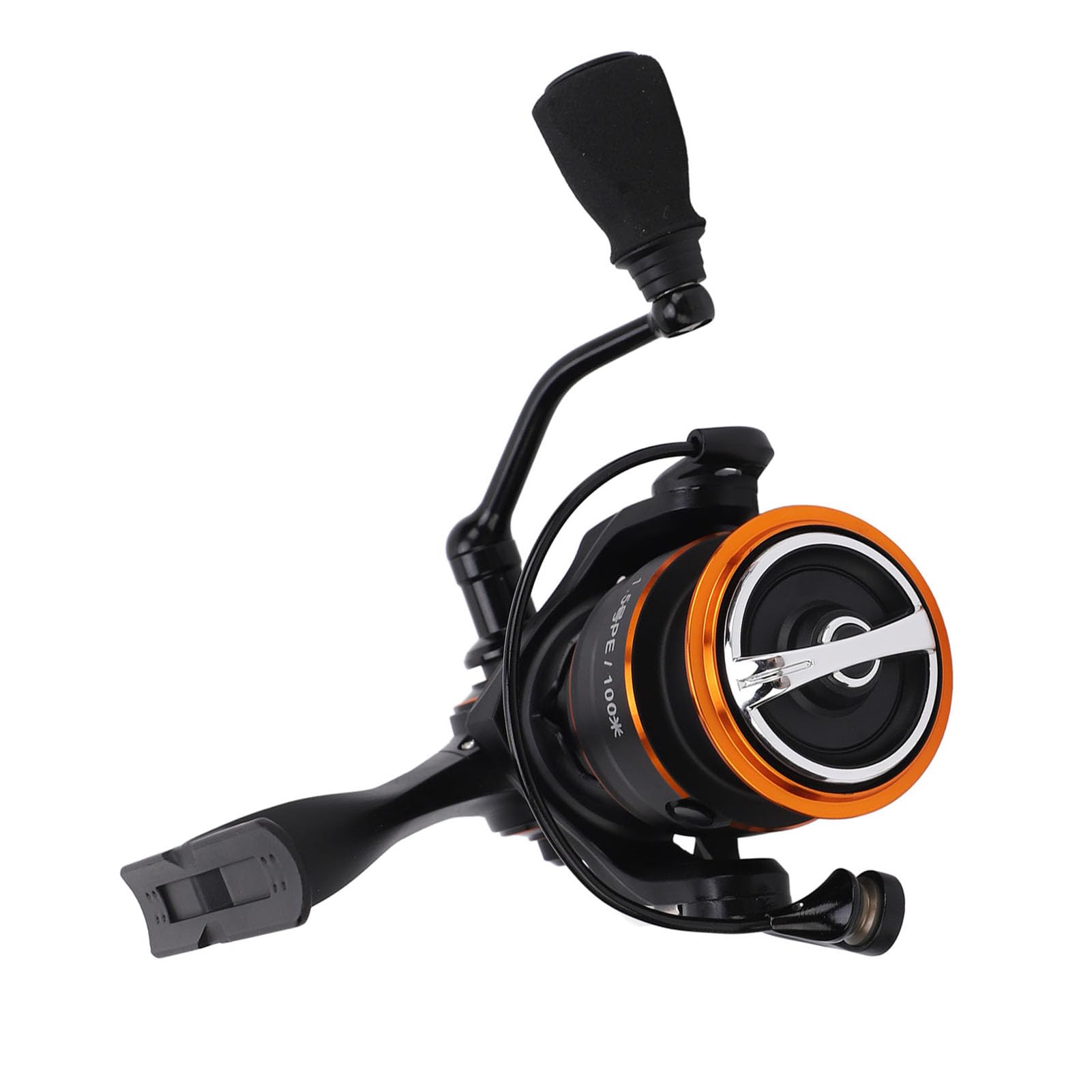 CHICIRIS Moulinet Spinning, Corps en Carbone Léger avec Rapport de Vitesse 5.2:1 Haute rigidité, Poignée Ergonomique Confortable, avec Sac de Rangement pour la Pêche
