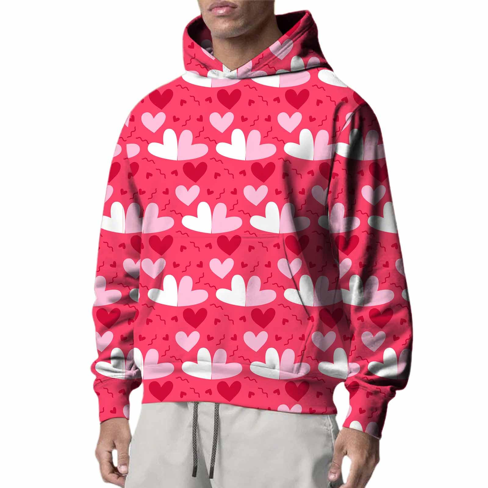 Chaquetones Hombre Invierno Sudadera con Capucha para Mujer, Estampado Divertido Y Moderno, De Manga Larga, Estilo Urbano Original (Rd1, S) Oversize Parka Ropa Deporte Sudaderas Hombres