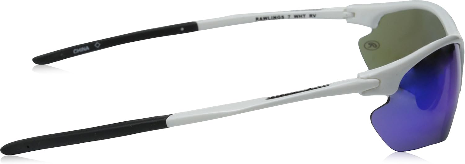 Rawlings 7 Sunglasses, White, Blue Mirror
