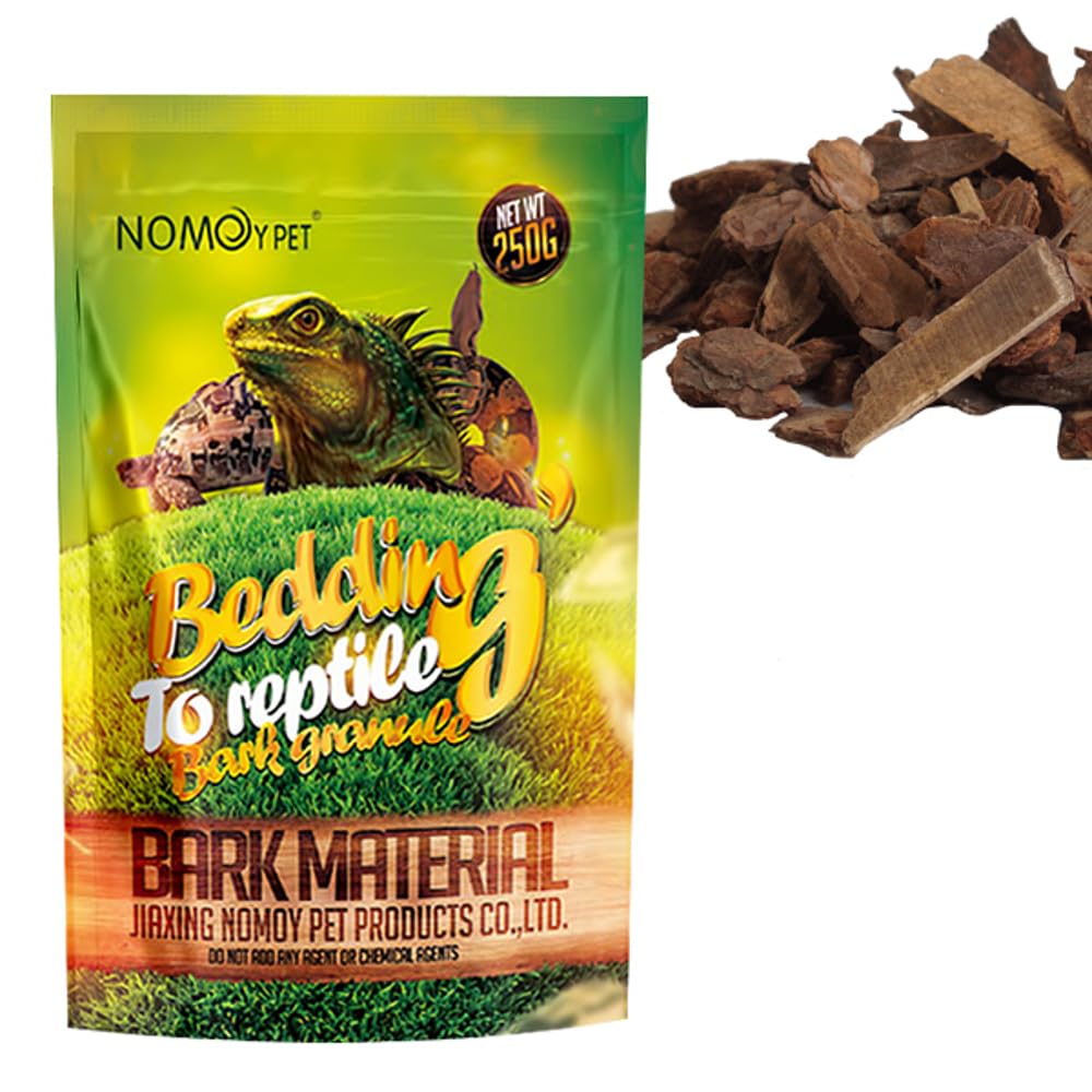 Reptile Organic Bark Chips Expandable Substrate Block Small Pellet 250g